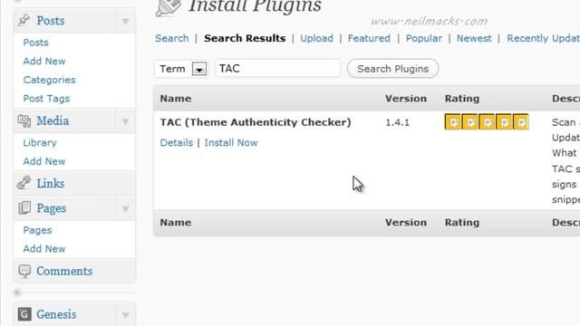 TAC - Theme Authenticity Checker Wordpress Plugin смотреть онлайн