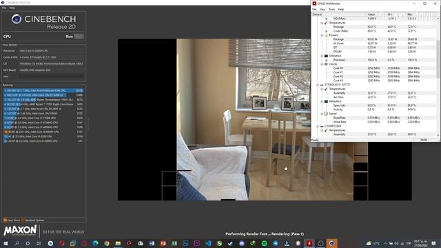 Core i5 8300H - Cinebench R20 (2022) смотреть онлайн