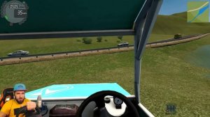 ДЕД В ГАРАЖЕ СОБРАЛ ДИКОГО МОНСТРА - РАЗОГНАЛ ДО 730 КМ/Ч - CITY CAR DRIVING + РУЛЬ