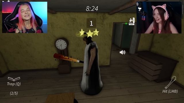 GRANNY + Roblox c @NZKot и @TilkaPlay ▶️ Бабка кошмарит детей ▶️ GRANNY в РОБЛОКС смотреть онлайн