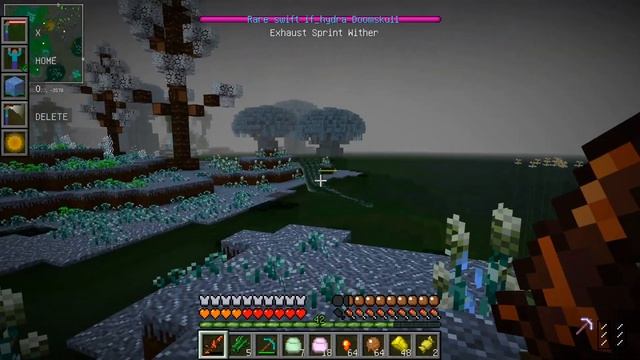 Нашел загадочную крепость в болотном измерении в майнкрафт!