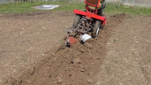 Мотоблок адаптер 4x4 | Переломка своими руками | Тест драйв на поле | Плуг двухкорпусный