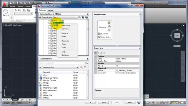 Add a Panel to the Ribbon in AutoCAD 2013 смотреть онлайн