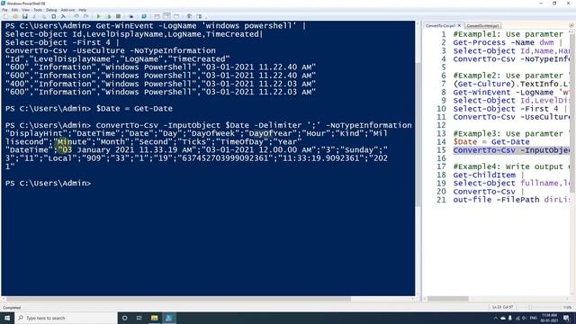 ConvertTo-Csv & ConvertTo-Html Cmdlets - PowerShell Tutorial - Class 30 смотреть онлайн