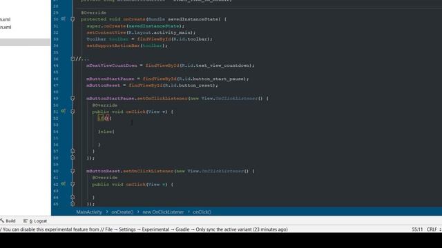 Aporia - #2 working with countdown timer using android studio part 1 смотреть онлайн