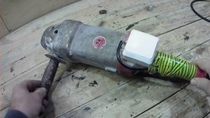 Болгарка(УШМ), ремонт выключателя. Такого я не видел :)