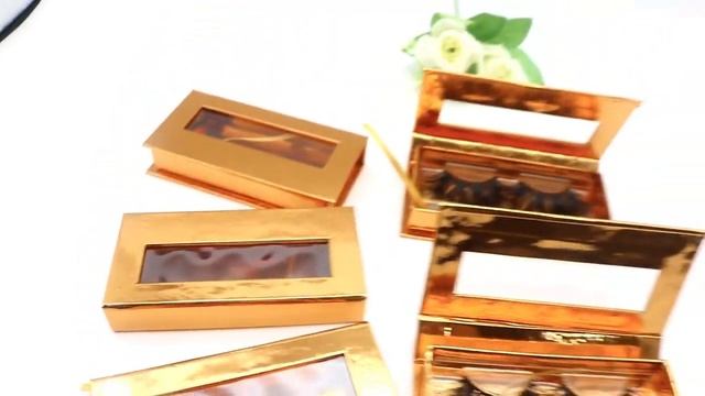 Роскошные золотые отражающие бумажные чехлы для ресниц 25 мм полные полосы мягкие накладные ресницы смотреть онлайн