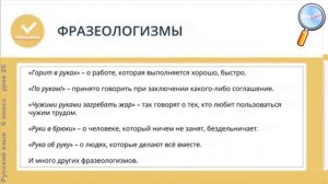Русский язык 6 класс (Урок№26 - Обобщение материала «Лексикология. Фразеология. Культура речи».)