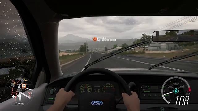 Forza Horizon 3 Driving And Roaming Around In Rain Ford Crown Victoria 2010 P71 смотреть онлайн