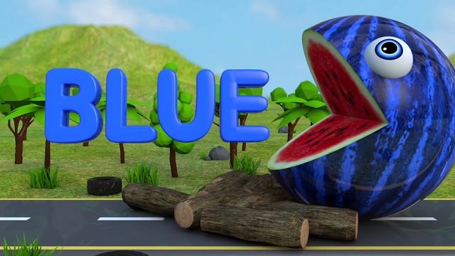 Learn Colors with PACMAN and 3D Soccer Ball Color Pipe Farm for Kid Children смотреть онлайн