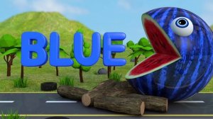 Learn Colors with PACMAN and 3D Soccer Ball Color Pipe Farm for Kid Children