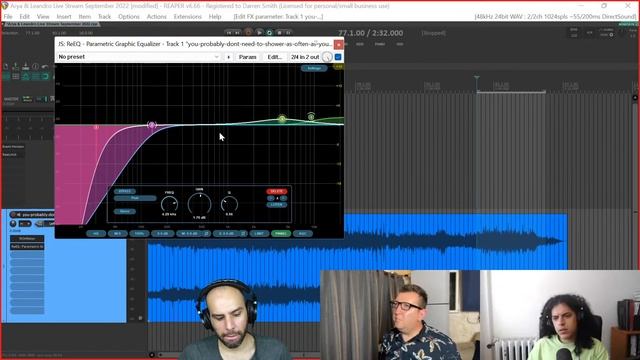 Mastering a song with stock REAPER plugins! (with leafac & Mastering in the Box) смотреть онлайн