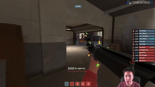 6v6 TF2 Analysis #4 - bp.Taggerung Roamer POV vs. Xensity смотреть онлайн