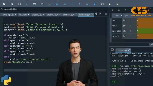 how to make calculator using python |Python calculator program (Using If Else Statement) смотреть онлайн