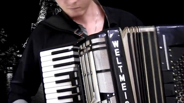 Под Небом Парижа на Аккордеоне Французский вальс - Аккордеонист Баянист