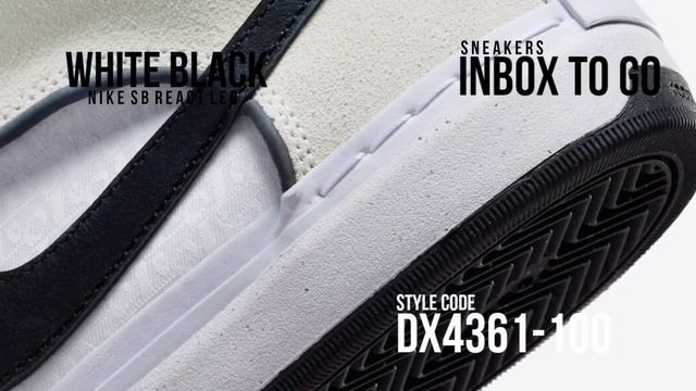 WHITE AND BLACK 2023 Nike SB React LEO DETAILED LOOK + PRICE смотреть онлайн