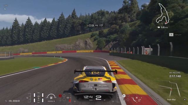 Gran Turismo 7: Daily Race Spa | Toyota Supra Gr. 3 Hotlap [4K] смотреть онлайн