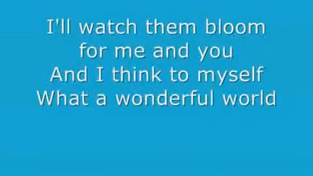 Israel Kamakawiwo'Ole Somewhere Over The Rainbow (Lyrics) смотреть онлайн