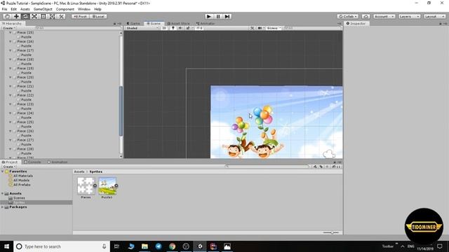 1 - Making a Jigsaw puzzle game in Unity3D - Episode 1 смотреть онлайн