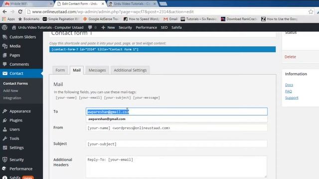 Er Praful Pandey | Wordpress Contact Form 7 Free | Full customized form смотреть онлайн
