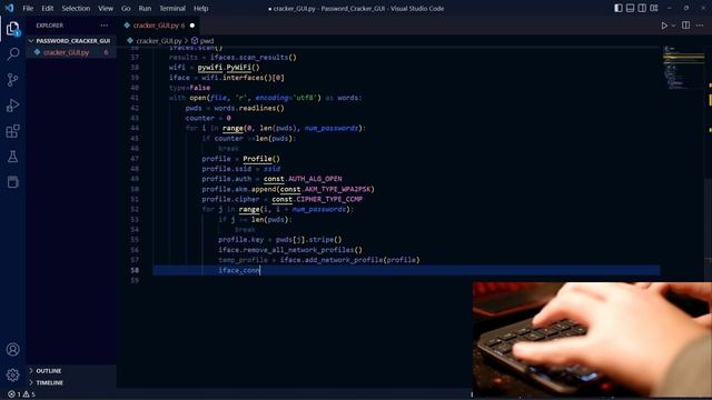 ASMR Programming - CRACK WI-FI PASSWORD V2 | PYTHON GUI PROJECT - NO TALKING 2023 смотреть онлайн