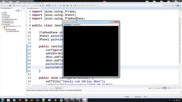 Aula de Java 086 - JTabbedPane, adicionando abas na janela. смотреть онлайн