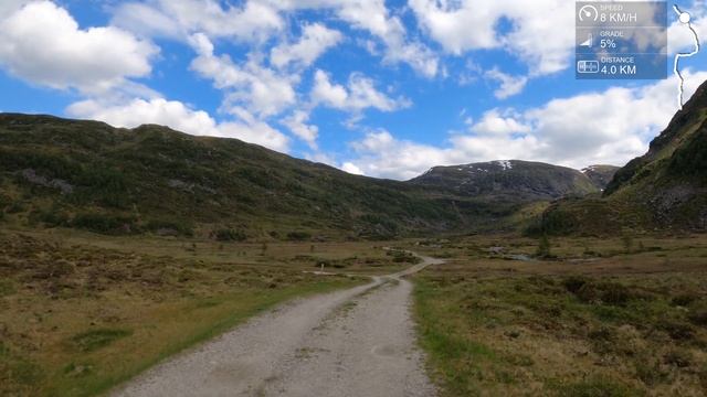 Virtual Running Videos For Treadmill Scenery | Virtual Run On Gravel Road Along A River | 4k