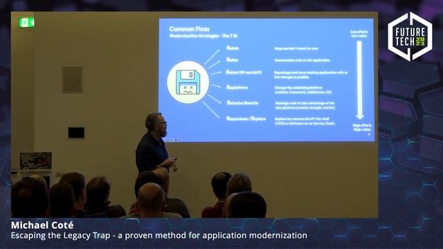 Future Tech 2023: Michael Coté - Escaping the Legacy Trap - a method for application modernization смотреть онлайн