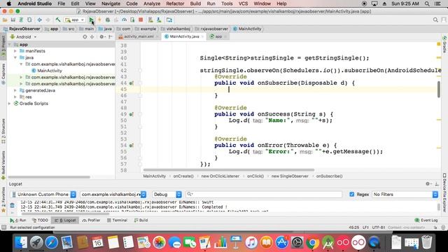 Rxjava Single and MayBe basics смотреть онлайн