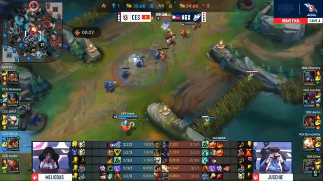 CERBERUS ESPORTS vs NIGMA GALAXY | Game 4 | SNAPDRAGON PRO SERIES 2022 : WILD RIFT | GRAND FINALS смотреть онлайн