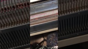 Двухфонтурный -двухцветный жаккард,на перфокарточном бразере!