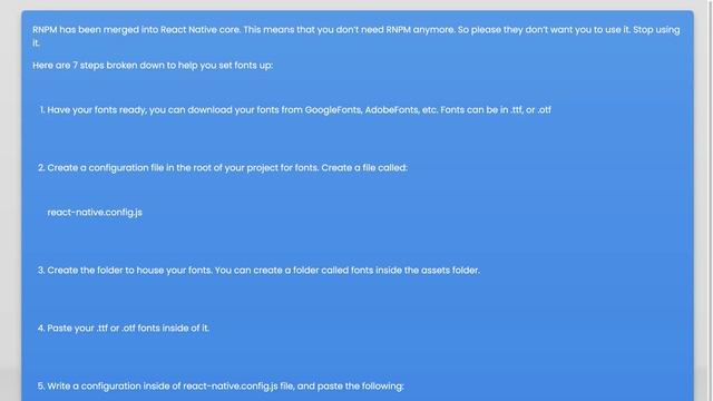 How to add custom font in react native android смотреть онлайн