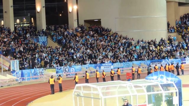 Zenit Fans In Monaco (FC Zenit Ultras) //. Зенит болельщики в Монако (Зенит ультрас) -  09.12.2014