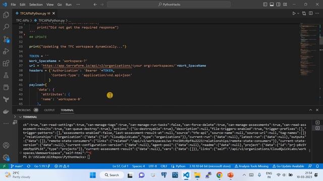 How to use Terraform Cloud APIs with Python смотреть онлайн