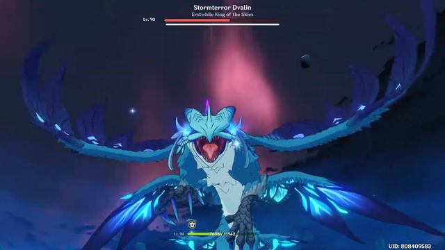 Fischl Build DPS 180% CRIT DEMAGE - Stormterror Domain Challenge Genshin Impact смотреть онлайн