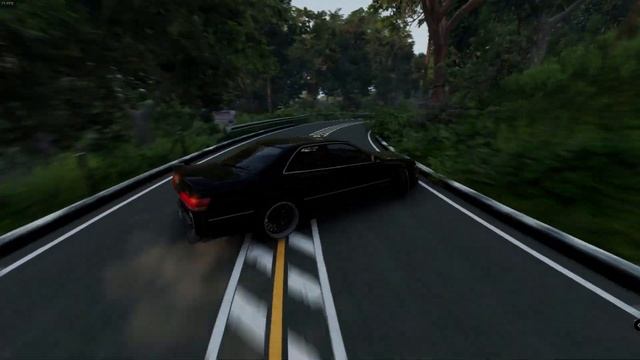 BeamNG drive (togue downhill) Toyota Mark 2 jzx100 смотреть онлайн