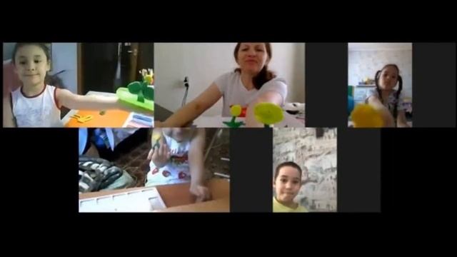 Видеоролик фрагменты занятий с детьми по теме "Цветы.Растения" смотреть онлайн