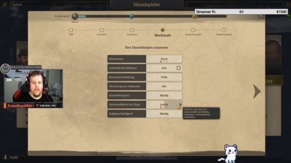 Beste Seed ohne Flüsse sowie die besten Spieleinstellungen dazu für ANNO 1800