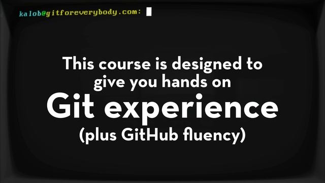 Git for Everybody: Welcome and Course Goals смотреть онлайн