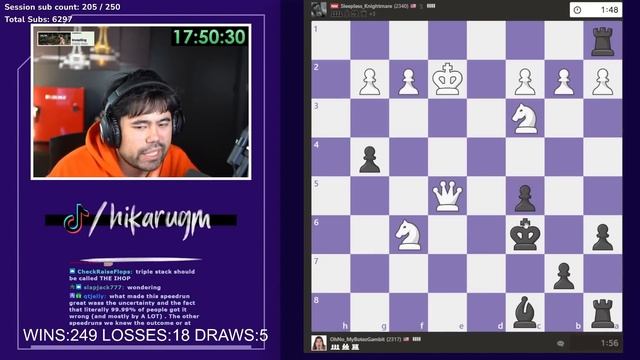 The Struggle is REAL Without a Queen!| Botez Gambit Speedrun 44 смотреть онлайн