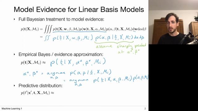 5.3 Model Evidence Approximation and Empirical Bayes (UvA - Machine Learning 1 - 2020) смотреть онлайн