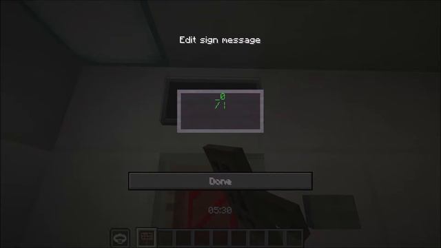Minecraft | How to make a fire exit sign смотреть онлайн