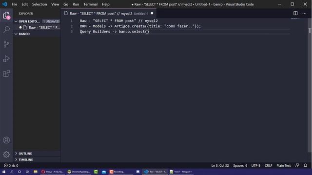 Curso de Knex #01 - Introdução o que é um Query Builder смотреть онлайн