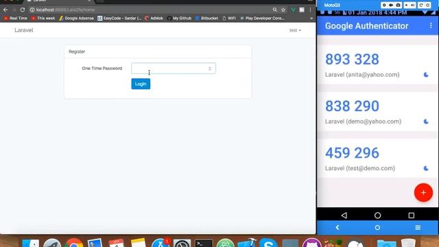 [DEMO] Two Factor Authentication to Laravel | Laravel google Authentication смотреть онлайн