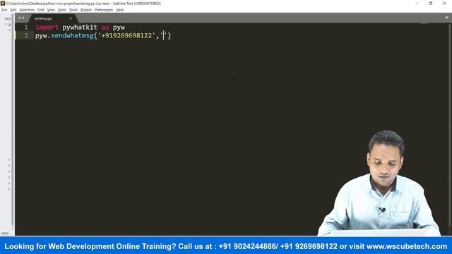 Automate WhatsApp Message Using Python | Python Project for Beginners смотреть онлайн