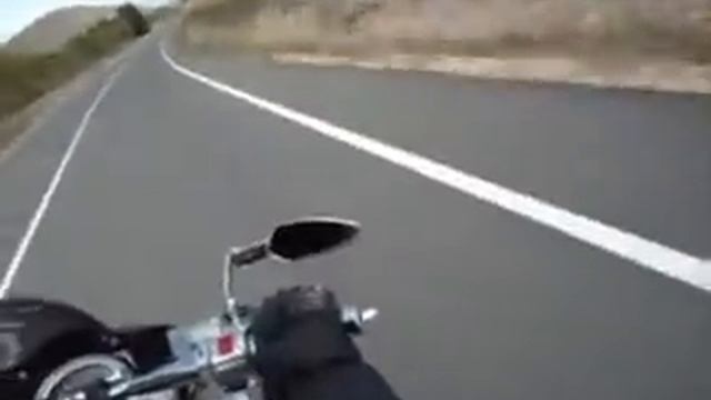 Yamaha XV 1700 Warrior Riding In Spain