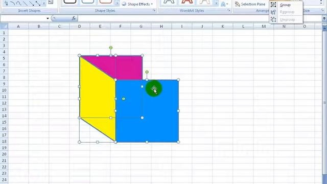 Excel 2007: Grouping And Layering Objects смотреть онлайн