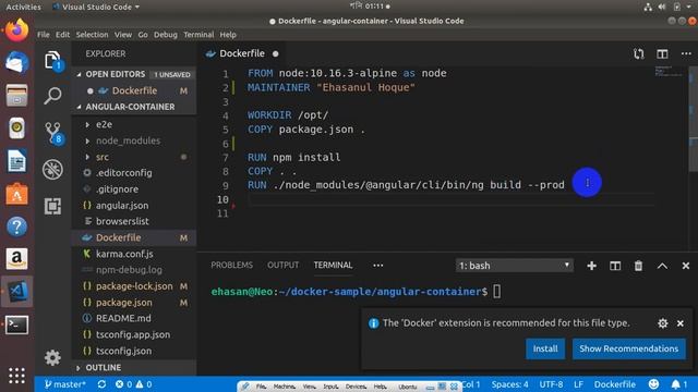 Deploy angular app into docker container | angular foundamentals смотреть онлайн