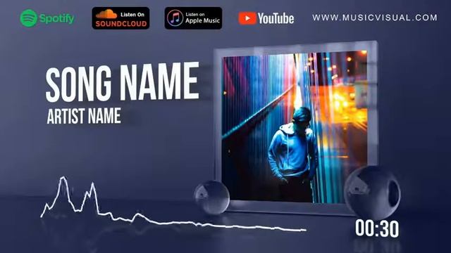 Glass Audio React Music Visualizer Videohive FREE After Effects Template | Copied content Templates смотреть онлайн