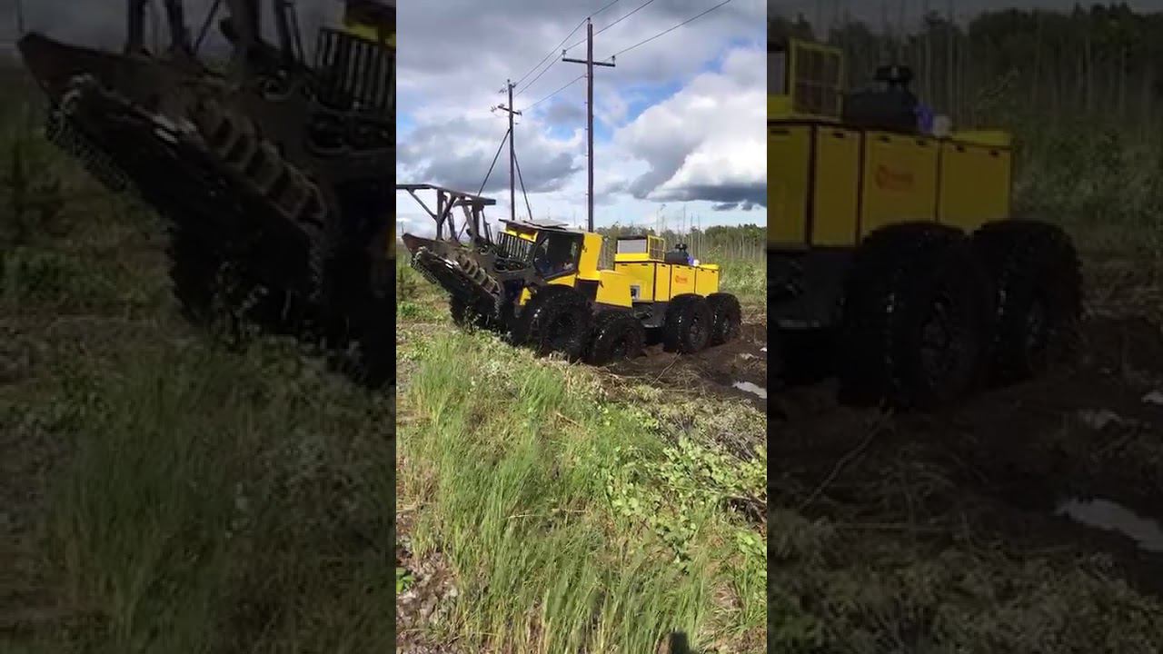 Мульчер Тром 8 на болоте смотреть онлайн